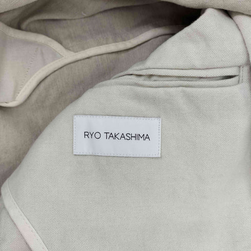 リョウ タカシマ RYO TAKASHIMA リネン混 2B L/S シングルブレスト テーラードジャケット メンズ JPN:3